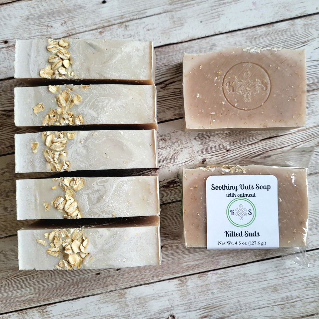 KiltedSuds's tweet photo. Soothing Oats Bar Soap - a gentle, unscented soap to help soothe your skin!
.
Grab a bar for yourself from the link below, shop the photo or checkout the link in bio!
.
https://t.co/UyDecp0gaY
.
#kiltedsuds #veganbeauty #plantbased #soap #shopsmall #soapmaking #vegansofig #esse… https://t.co/X8eaAal7ne