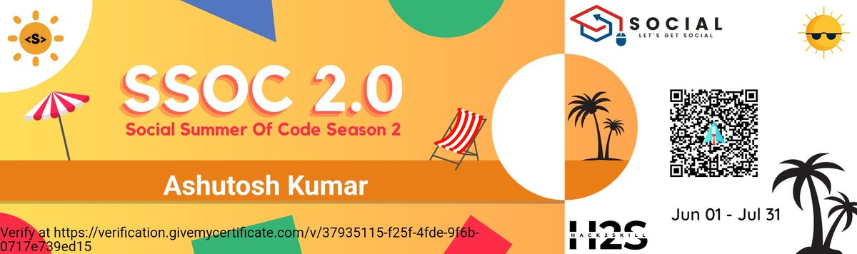 Ashubhai_01's tweet photo. Hey everyone!
Thrilled to announce that I'll be contributing to an open source project through #socialsummerofcode this summer π¨βπ» .Can't wait to learn new things, collaborate with my fellow contributors, and make a meaningful impact.
#ssoc #opensource #social #community https://t.co/jk7sdImTyQ