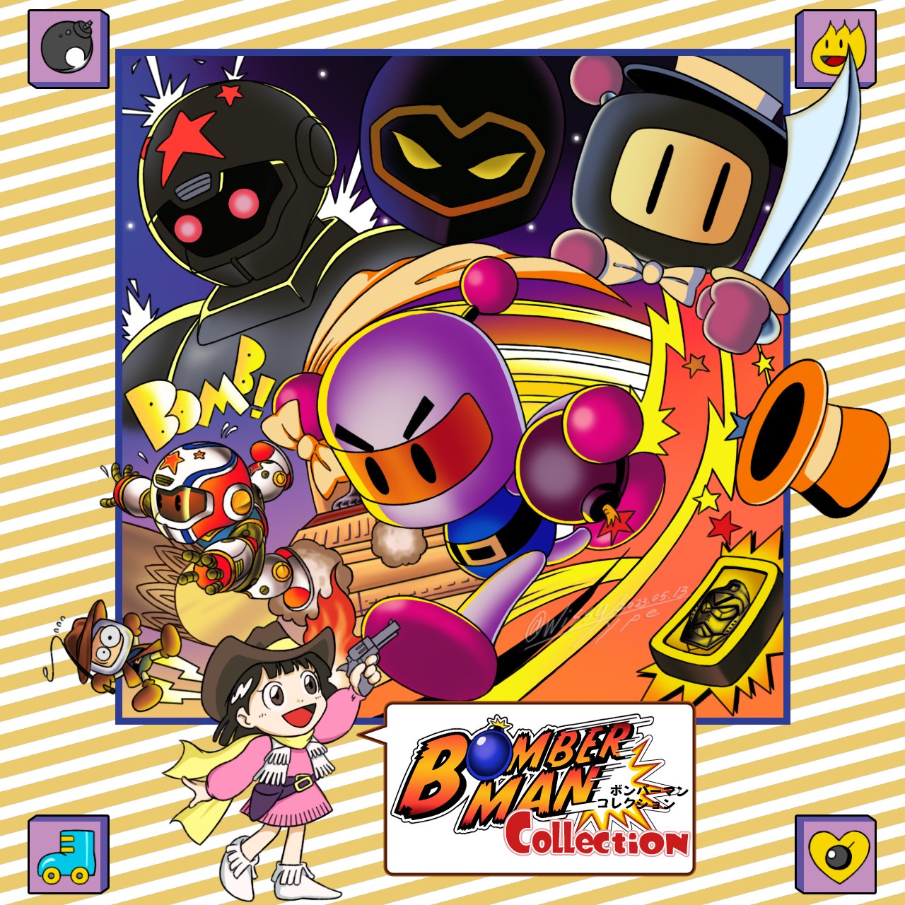 ウイッス君 в X: „お絵描き、ボンバーマンコレクション。 ゲーム