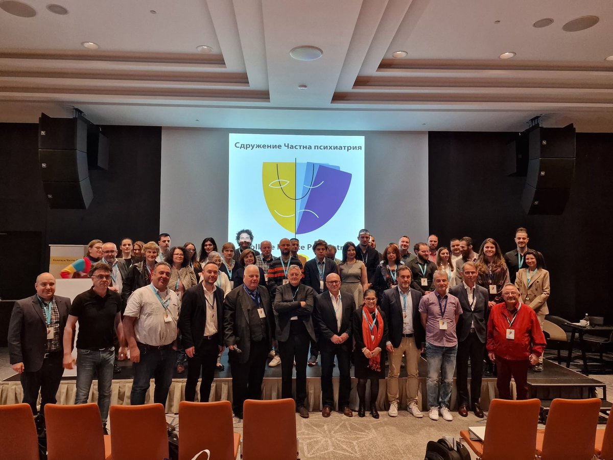 Great enthousiasme in Sofia- Bulgeria. Psychiatry is a beautiful and promising profession #EPA