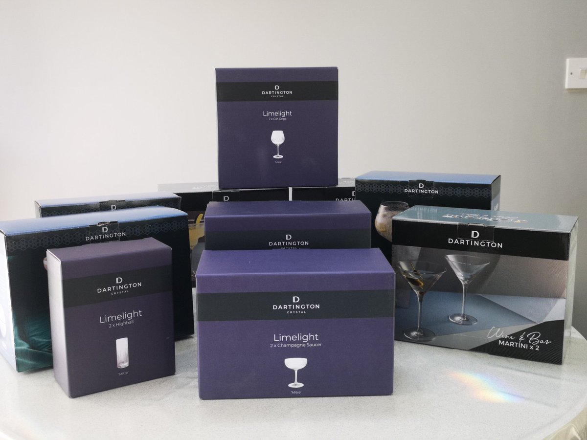 What a fabulous delivery from <a href="/DartingtonUK/">Dartington Crystal</a> 
#thankyou #gifted #grateful