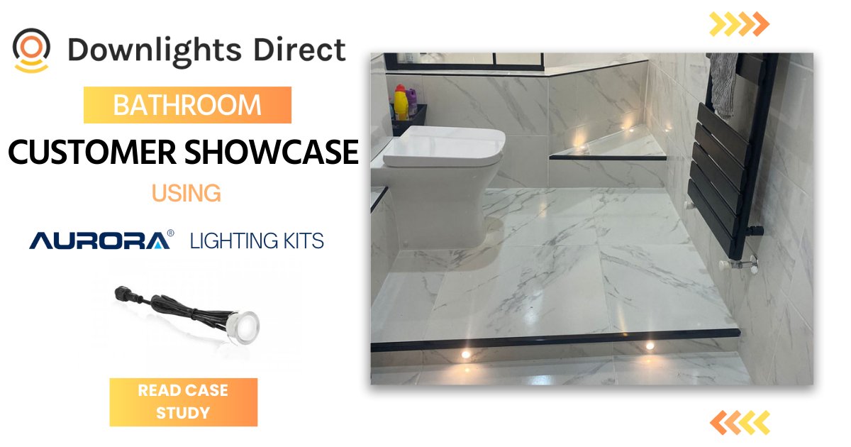 downlightsdirec's tweet image. We love seeing what you can create with the lights you purchase from us here at Downlights Direct.

Doug shared his experience with our LED Marker lights from Aurora.

To read his case study or share your own click the link: downlightsdirect.co.uk/advice/bathroo…
#downlightsdirect #lighting