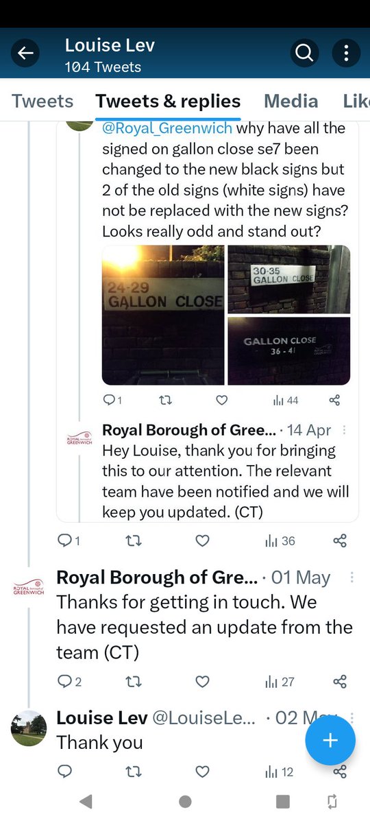 LouiseLev3's tweet photo. @Royal_Greenwich What is the update on replacing this missed signage? Thankd https://t.co/SSHTc5lleI