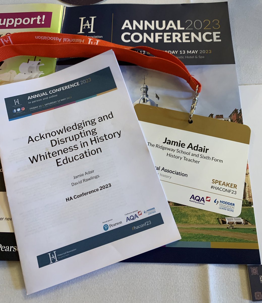 Jamie Adair (@jimbob_98) on Twitter photo Excited to be presenting at the #HAconf23 with <a href="/davidgrawlings/">David Rawlings</a> looking at how Whiteness affects History education. I also got to nerd out with <a href="/wmarybeard/">mary beard</a> about how we can learn so much about concepts in today’s society, such as race, from the ancient world! Excited to be presenting at the #HAconf23 with <a href="/davidgrawlings/">David Rawlings</a> looking at how Whiteness affects History education. I also got to nerd out with <a href="/wmarybeard/">mary beard</a> about how we can learn so much about concepts in today’s society, such as race, from the ancient world!