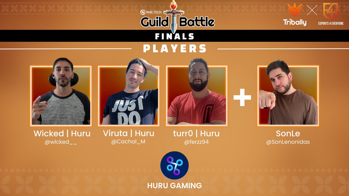 NMN_Studies's tweet photo. Team: @HuruGaming
League position: 8th
#GuildBattleFinals https://t.co/4YpHI0veFG