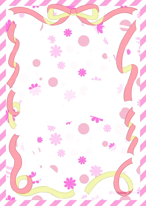 枠あげるのでお写真入れて私に見せてください^ ^ 透かし消さなければ自由に使ってください
