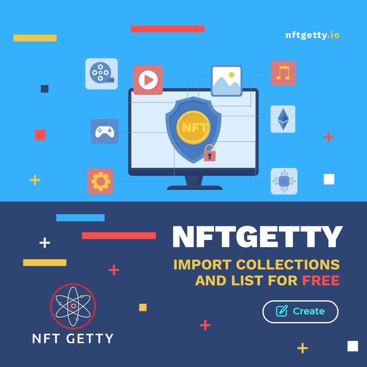 getty_nft's tweet photo. At https://t.co/uI3GwADMCd creators are invited to list NFT collections without transaction fee for the first 1000 minters. Use the Licensing function and earn Reward Tokens. Meet at the Getty! #NFTGiveaway #NFTMarketplace #NFTs https://t.co/caR4ew5J3E