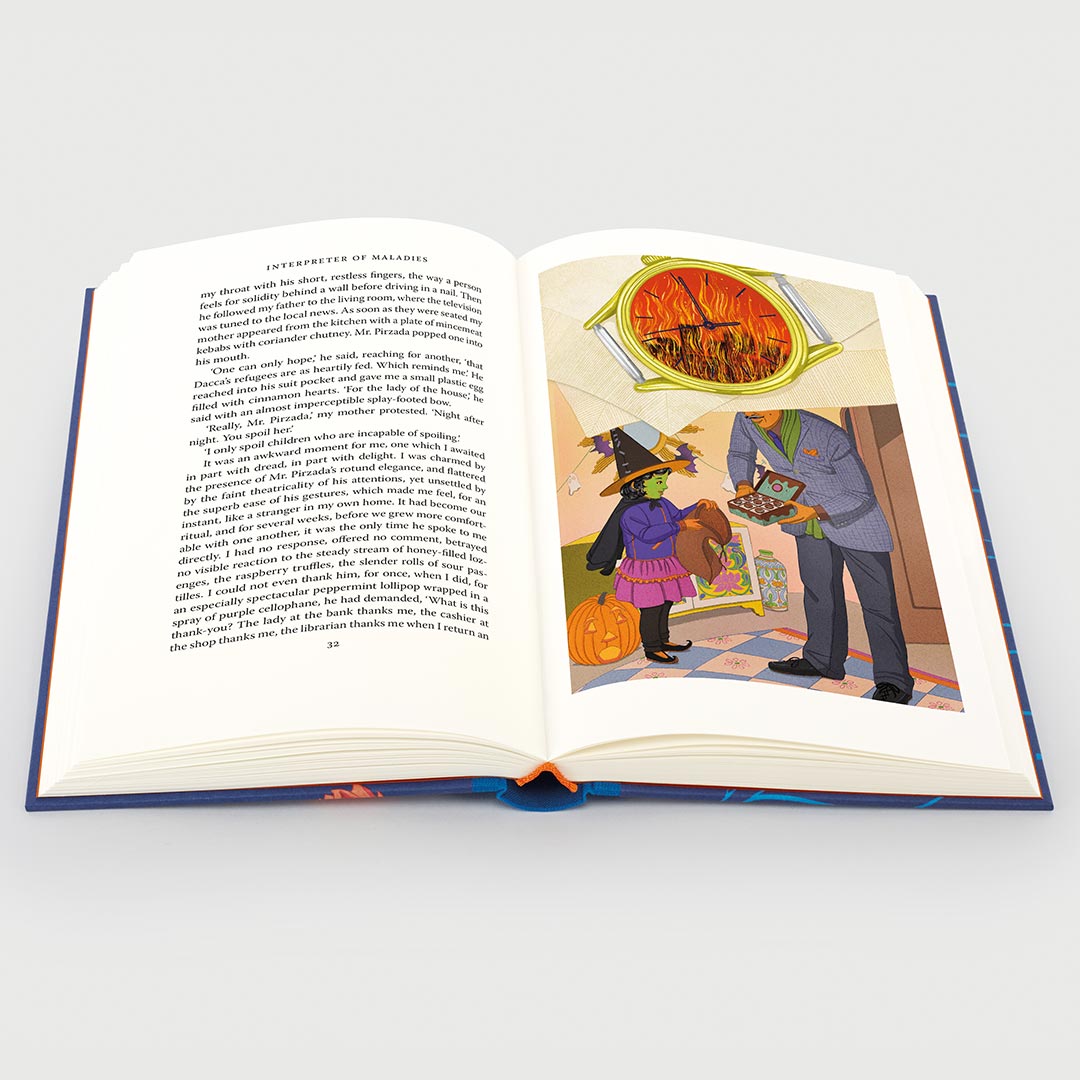 The Folio Society (@foliosociety) on Twitter photo New in our Summer Collection is Jhumpa Lahiri's Interpreter of Maladies. Lahiri's debut short story collection blazed across the literary world upon publication. For this first illustrated edition, <a href="/shreyaillos/">Shreya Gupta</a> has created stunning binding and artwork. foliosociety.com/interpreter-of… New in our Summer Collection is Jhumpa Lahiri's Interpreter of Maladies. Lahiri's debut short story collection blazed across the literary world upon publication. For this first illustrated edition, <a href="/shreyaillos/">Shreya Gupta</a> has created stunning binding and artwork. foliosociety.com/interpreter-of…