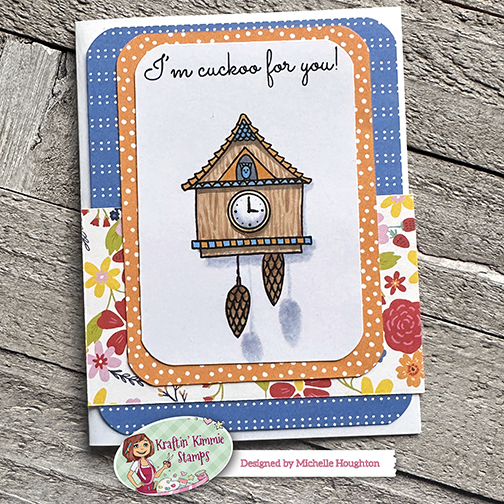 scrapweaver's tweet image. Happy Saturday! Today is the 3rd and final day of the @KraftinKimmie May release peeks AND the full release day. This little set full of clocks is one that I drew and I am excited to be sharing it with you! I colored up this little clock with my Coipics and you can catch all the