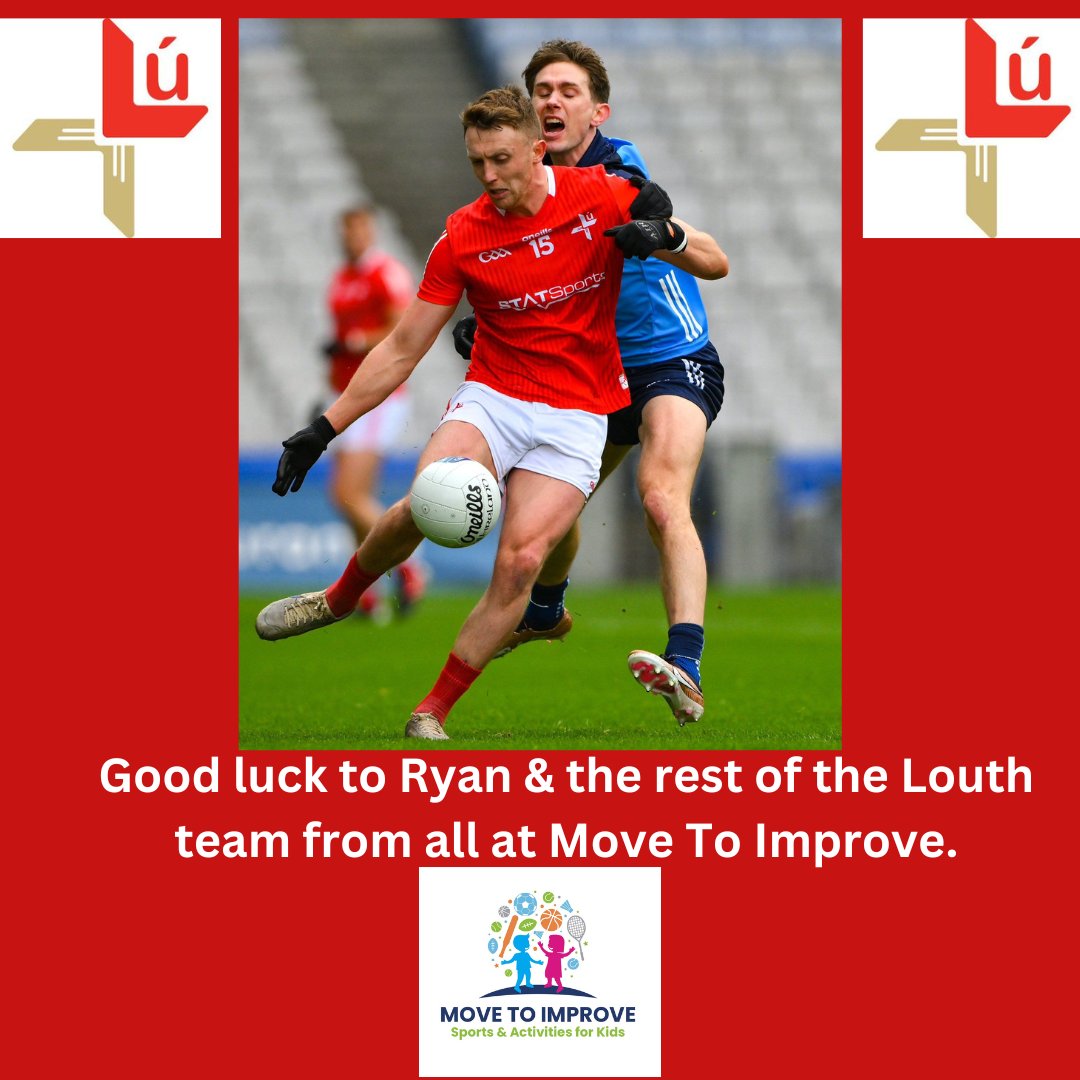 Wishing the very best of luck to our very own <a href="/RYANAIIR/">Ryan Burns</a>  and the rest of the <a href="/louthgaa/">Louth GAA</a>  panel as they face Dublin tomorrow in the Leinster SFC Final from all at <a href="/movetoimproveie/">Move To Improve</a>  👏🔥🧡