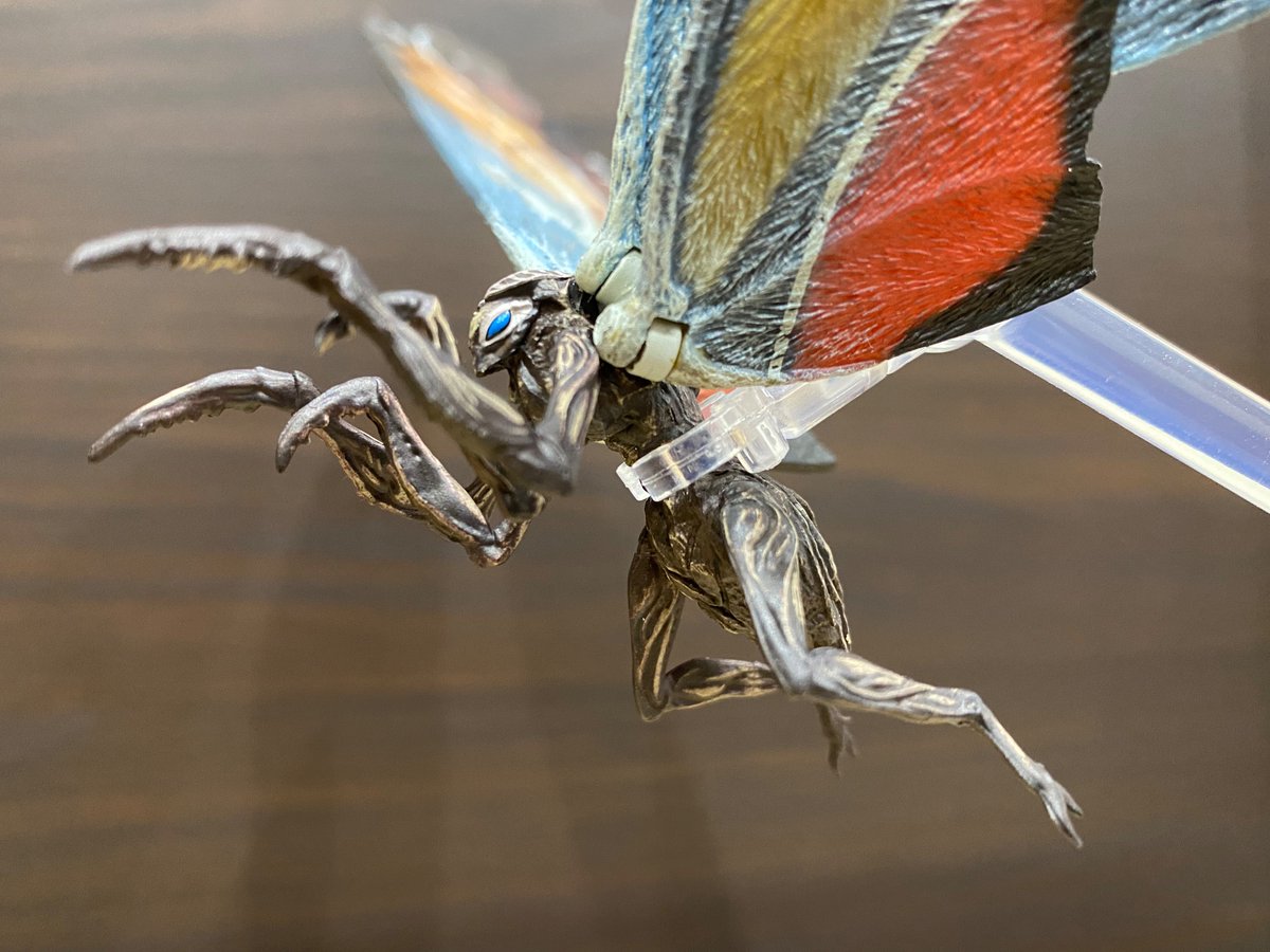 リアルにアレンジされたハリウッドモスラのデザインを見事に再現＆質感