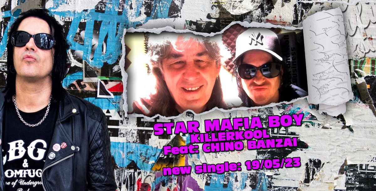 STARMAFIABOY's tweet photo. El próximo viernes estamos de estreno!!!! #starmafiaboy #chino #newsingle #newvideo #unnuevocomienzo #newalbum #rockandroll #thefishfactory https://t.co/CnkJhvhPnw