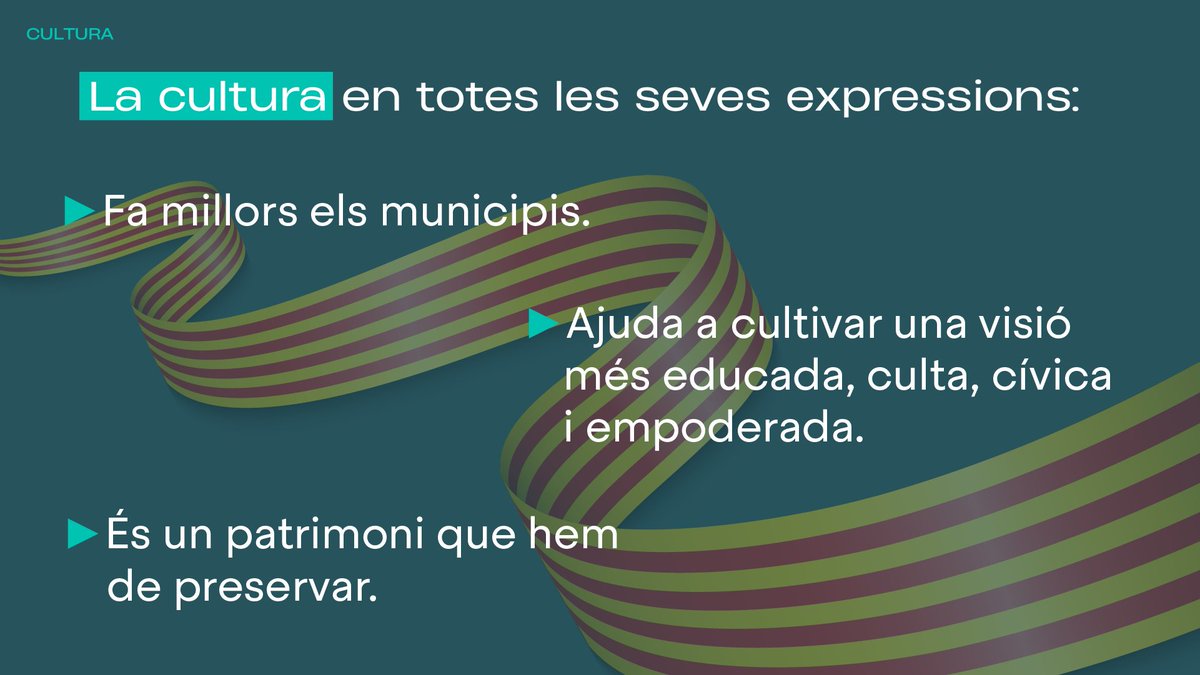 JuntsXCat's tweet photo. La llengua i cultura catalanes són el símbol d’identitat i patrimoni de la nostra nació 🎭✏️

A Junts per Catalunya tenim clar que és un patrimoni que cal preservar.

#GentdeDebò https://t.co/iIuUIurZsg