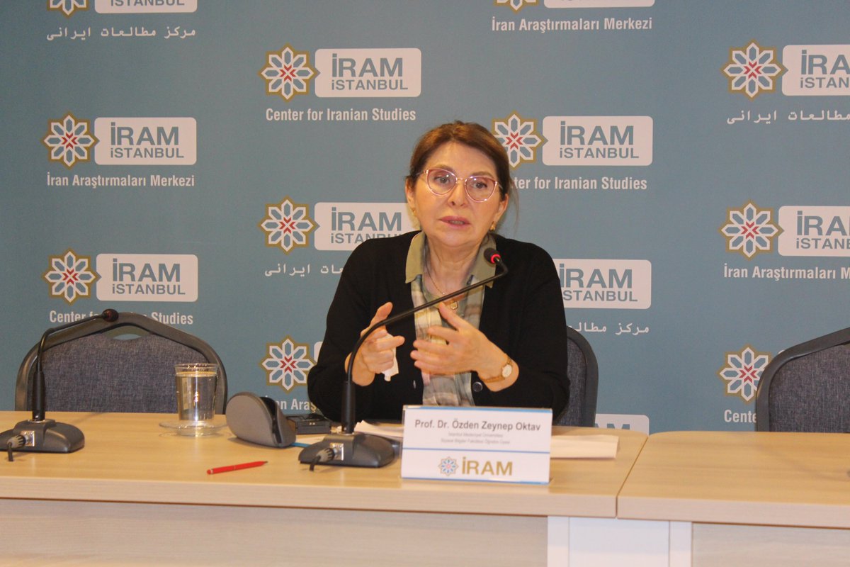 IramIstanbul's tweet photo. İRAM 2023 Bahar Seminerleri Dr. Hakkı Uygur'un "İran'da Güncel Gelişmeler Üzerine Bir Değerlendirme"; Prof. Dr. Özden Zeynep Oktav'ın "İran'ın Doğu'ya Bakış Politikası" ve Oral Toğa'nın "İran'ın Kafkasya Politikası ve Güncel Gelişmeler" başlıklı sunumlarıyla başlamıştır. https://t.co/a4B38Ws61H