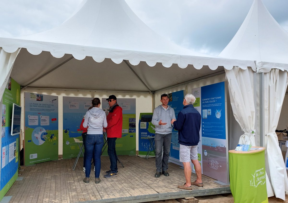 EoliennesMerYN (@eoliennesmeryn) on Twitter photo 👋 Tout le week-end, nous répondons à vos questions sur notre stand à Festi'Vagues !
➡️ La base nautique de <a href="/stjeandemonts/">Pays de Saint-Jean-de-Monts</a> nous accueille jusqu'à 18h aujourd'hui et demain 🏖 👋 Tout le week-end, nous répondons à vos questions sur notre stand à Festi'Vagues !
➡️ La base nautique de <a href="/stjeandemonts/">Pays de Saint-Jean-de-Monts</a> nous accueille jusqu'à 18h aujourd'hui et demain 🏖