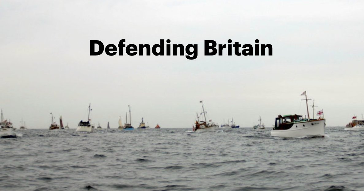 Why are the Patriots not sailing their #SmallBoats across the channel #DefendingBritain as We did in the last Battle For Britain? goodreads.com/book/show/1235…