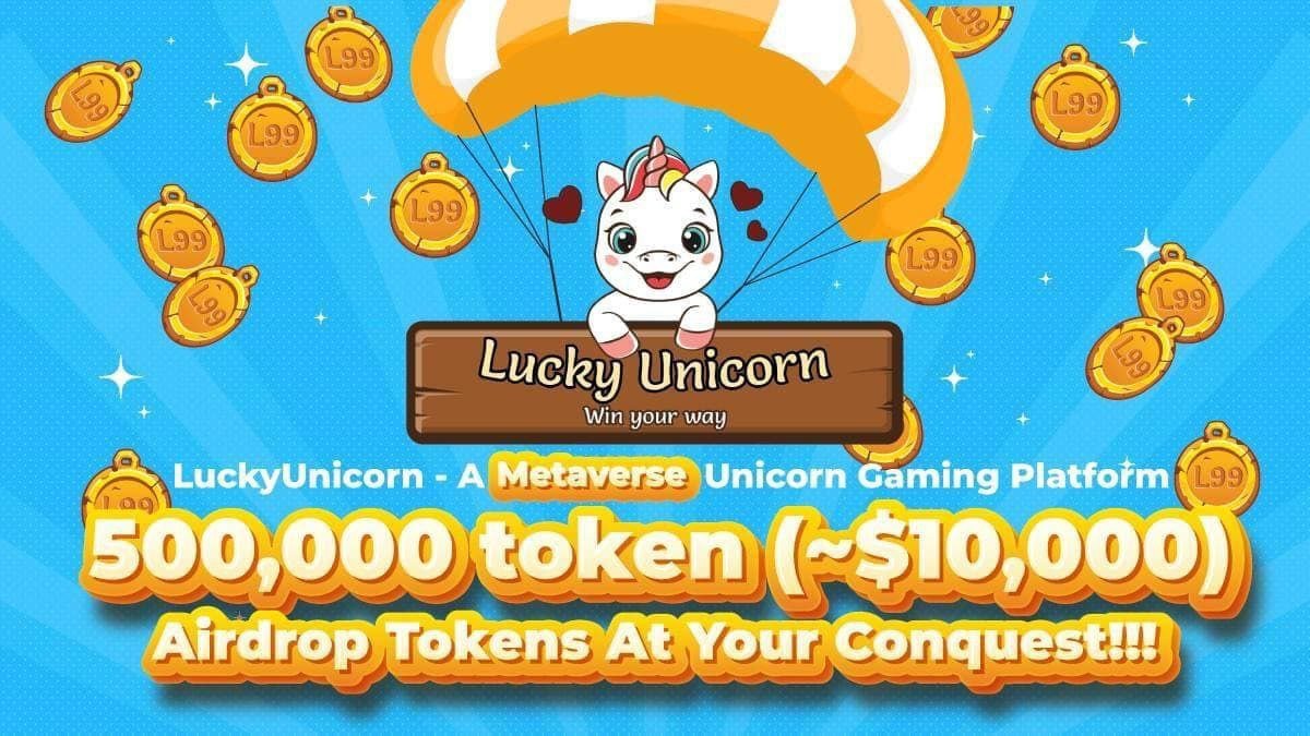 AigoAirdrops's tweet photo. 🪂 Airdrop: Lucky Unicorn 
👥 Referral: 1,000,000 $L99
🏆 Winners: For all
📅 End Date: Uncertain
⏳ Distribution Date: Instant To Your Wallet

☑️ Airdrop Link: https://t.co/FcJVC3Uoes

🕊 Contract: 0x8d68062C179D2CA080C7BC3B04ab89442129dAFF https://t.co/LWwKgxfsug