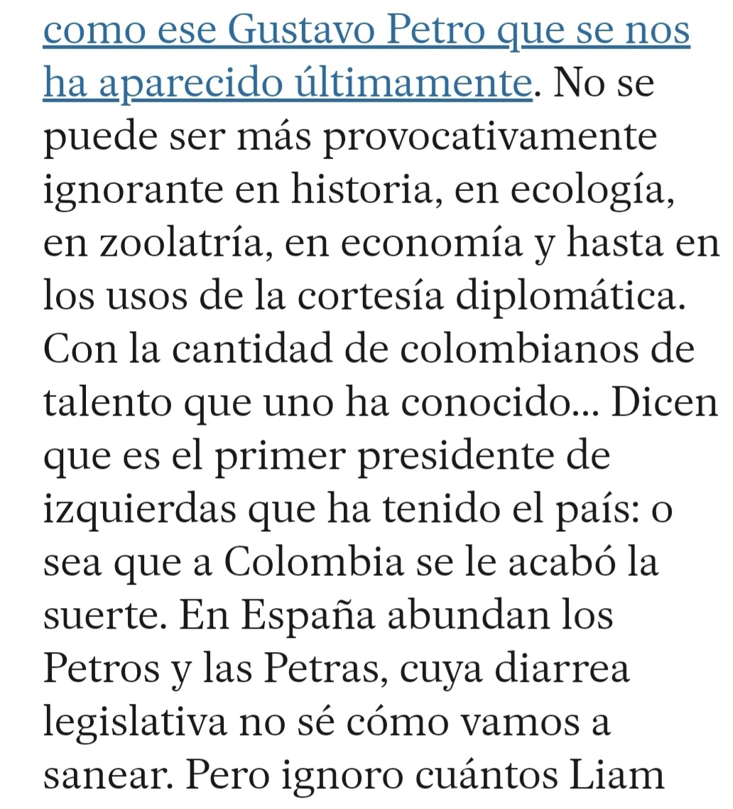 El filósofo español Fernando Savater se refiere hoy en el diario <a href="/el_pais/">EL PAÍS</a> de Madrid al presidente <a href="/petrogustavo/">Gustavo Petro</a>. elpais.com/opinion/2023-0…