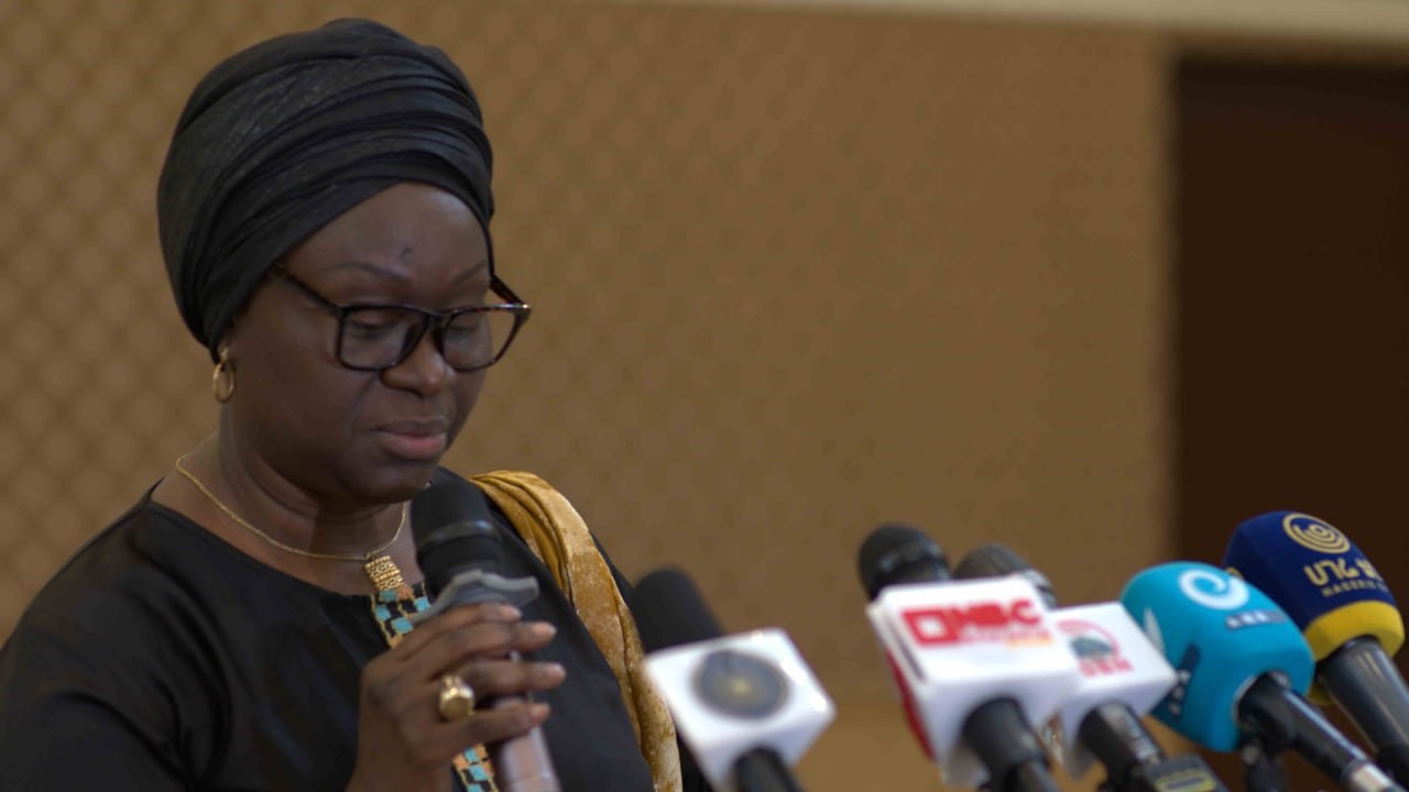 Dr. Mariane Diop Kane, Programme Manager at World Meteorological Organization, during a keynote remark at the NCOF 2023 in Adama, Ethiopia