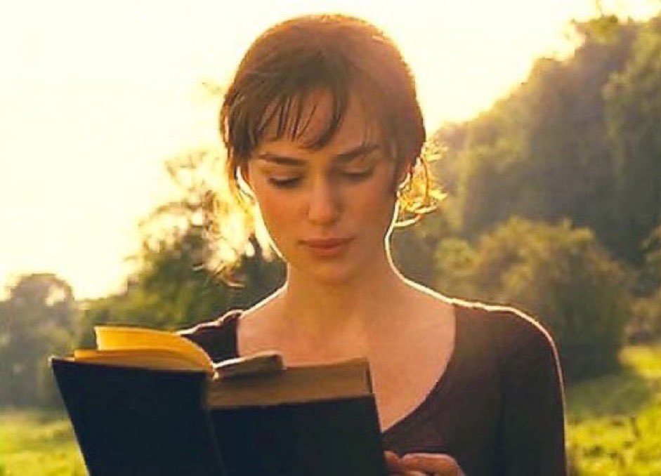 JaneAustenLIVES's tweet photo. I declare after all there is no enjoyment like reading! How much sooner one tires of any thing than of a book! -- When I have a house of my own, I shall be miserable if I have not an excellent library ~ Jane Austen https://t.co/FzcvXHSB4m