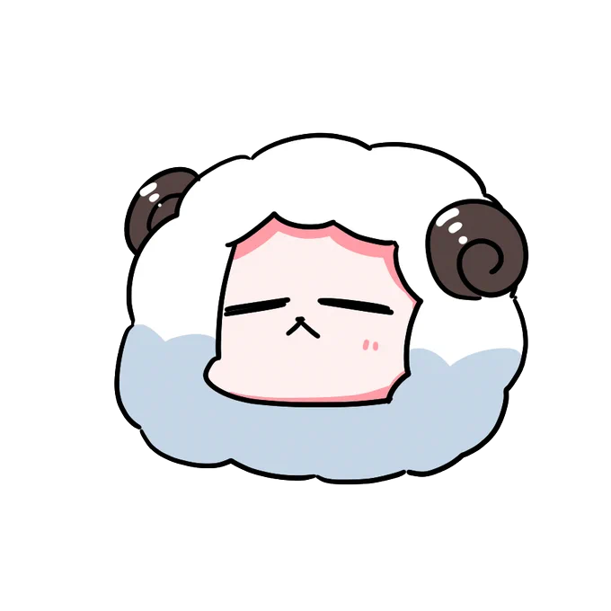 #くわれのお手伝い いつも4コマで描いている簡単わためいとでよければどうぞ～