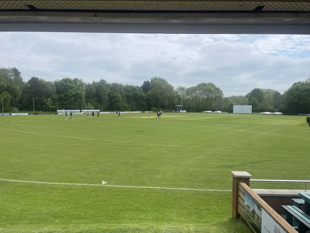 tauntondeanecc's tweet photo. The miracle has happened and we have cricket at The Deane. 1st team have won the toss and decided to bowl. #teamDeane #weareTauntonDeane https://t.co/vobkgzcVZM