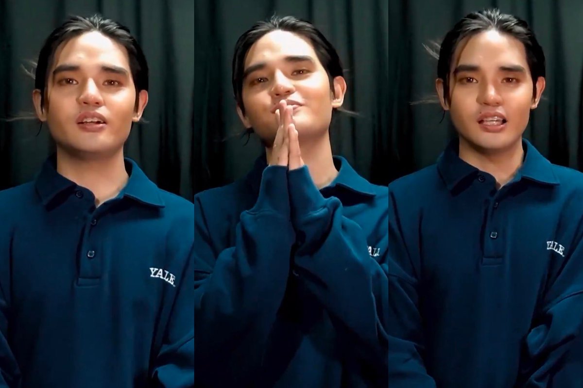 msromieh's tweet photo. Thank you also very much our pinuno to bring as always a good music and inspiration to our daily lives.🖤@imszmc 

UPDATED TAGS:
GENTO SI PABLO
@SB19Official #SB19

#GrupoMusical #SECAwards https://t.co/Xdr8H5wm7l