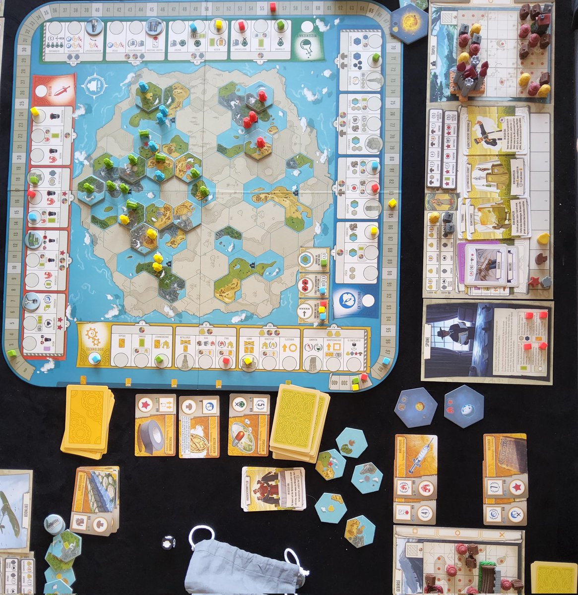 #Tapestry von <a href="/FeuerlandSpiele/">Feuerland Spiele</a> mit beiden Erweiterungen zu viert: epische Partie. Ganz großer Spielspaß.