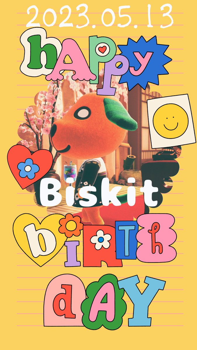 ac_sunsetland's tweet photo. Happy Birthday Biskit!
今日はロビンくんの誕生日!
おめでとう🎉
#あつまれどうぶつの森
#たそがれロビン
#acnhbiskit
#あつ森ロビン https://t.co/9e6P0u2NnL
