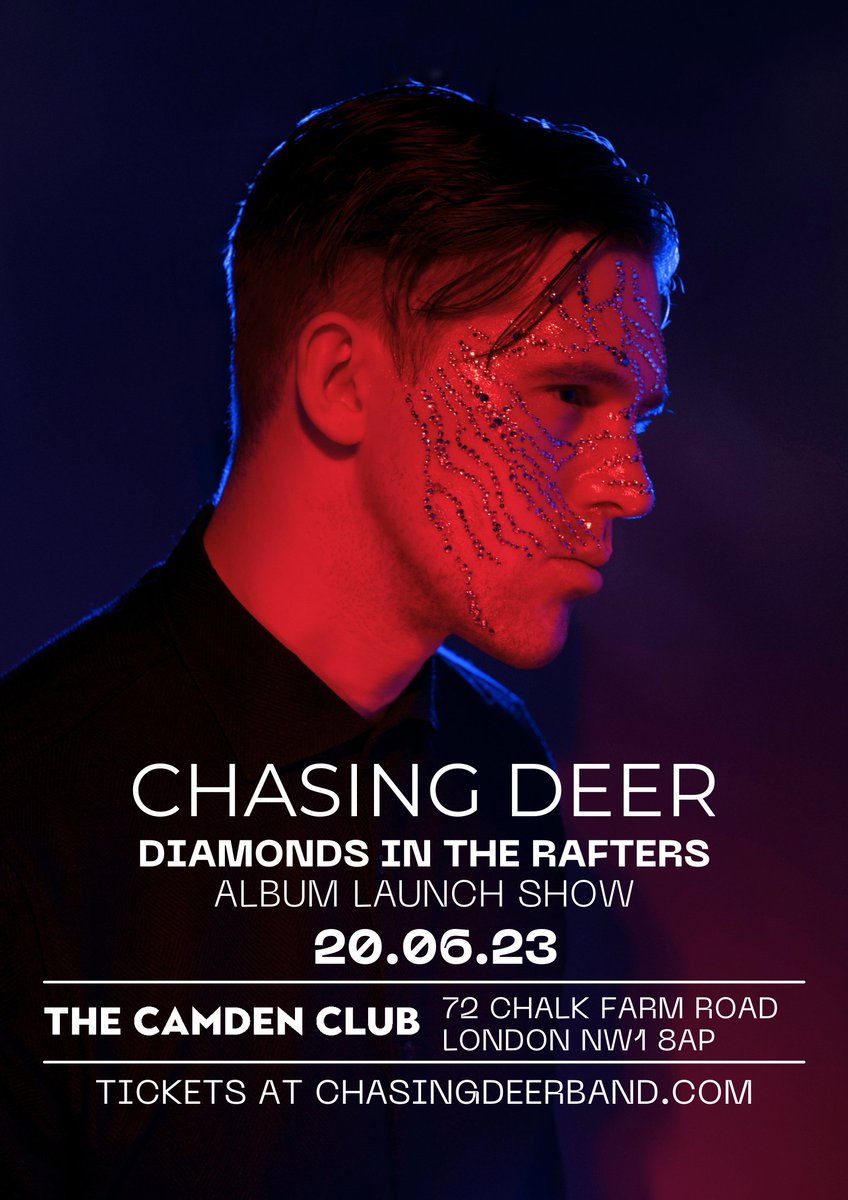 Chasing Deer (@chasingdeerband) on Twitter photo You won't want to miss this! The 💎Diamonds In The Rafters💎 album will be released in London on Tuesday, June 20th at <a href="/TheCamdenClubLD/">Camden Club</a> London.
Take advantage of the early-bird ticket sale before it ends. Get your discounted tickets here: eventbrite.co.uk/e/chasing-deer… You won't want to miss this! The 💎Diamonds In The Rafters💎 album will be released in London on Tuesday, June 20th at <a href="/TheCamdenClubLD/">Camden Club</a> London.
Take advantage of the early-bird ticket sale before it ends. Get your discounted tickets here: eventbrite.co.uk/e/chasing-deer…