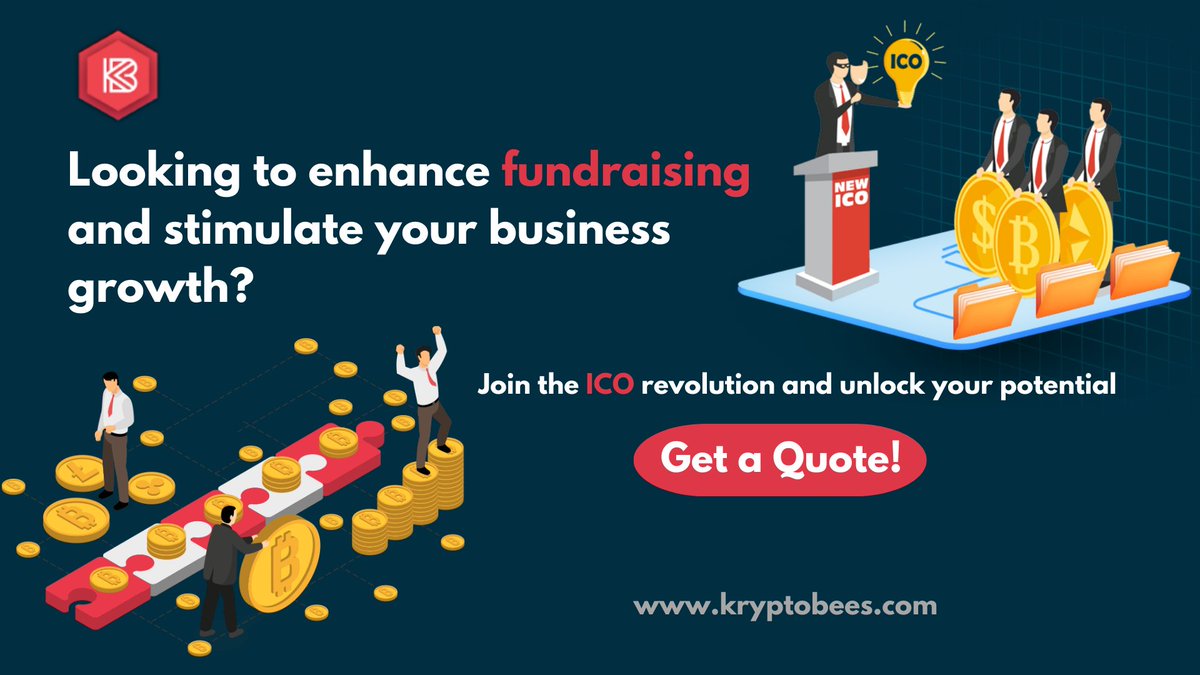 kryptobees's tweet image. Kryptobees provide complete ICO solutions including smart contract development, token issuance and fundraising, and more. @kryptobees
Let us help you launch your next successful ICO!
To Know More: kryptobees.com/ico-developmen…
#blockchain #cryptocurrency #ICOdevelopment #business