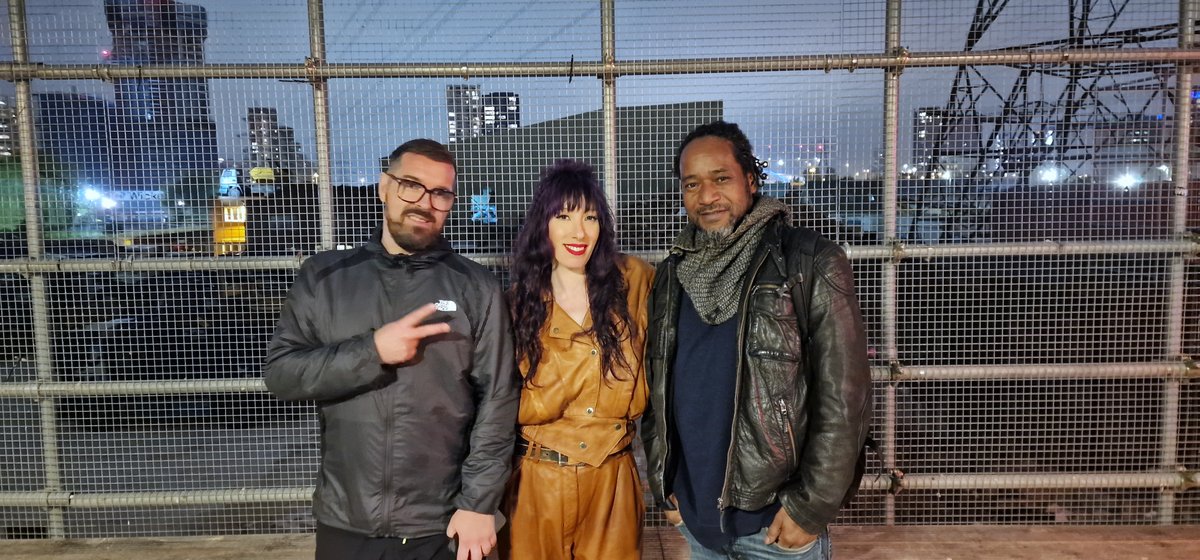 Late night jams with <a href="/jochempaap/">Speedy J</a> &amp; Lady Starlight. Thanks for hosting us yesterday FOLD &amp; InterChange crew. Not bad at all!