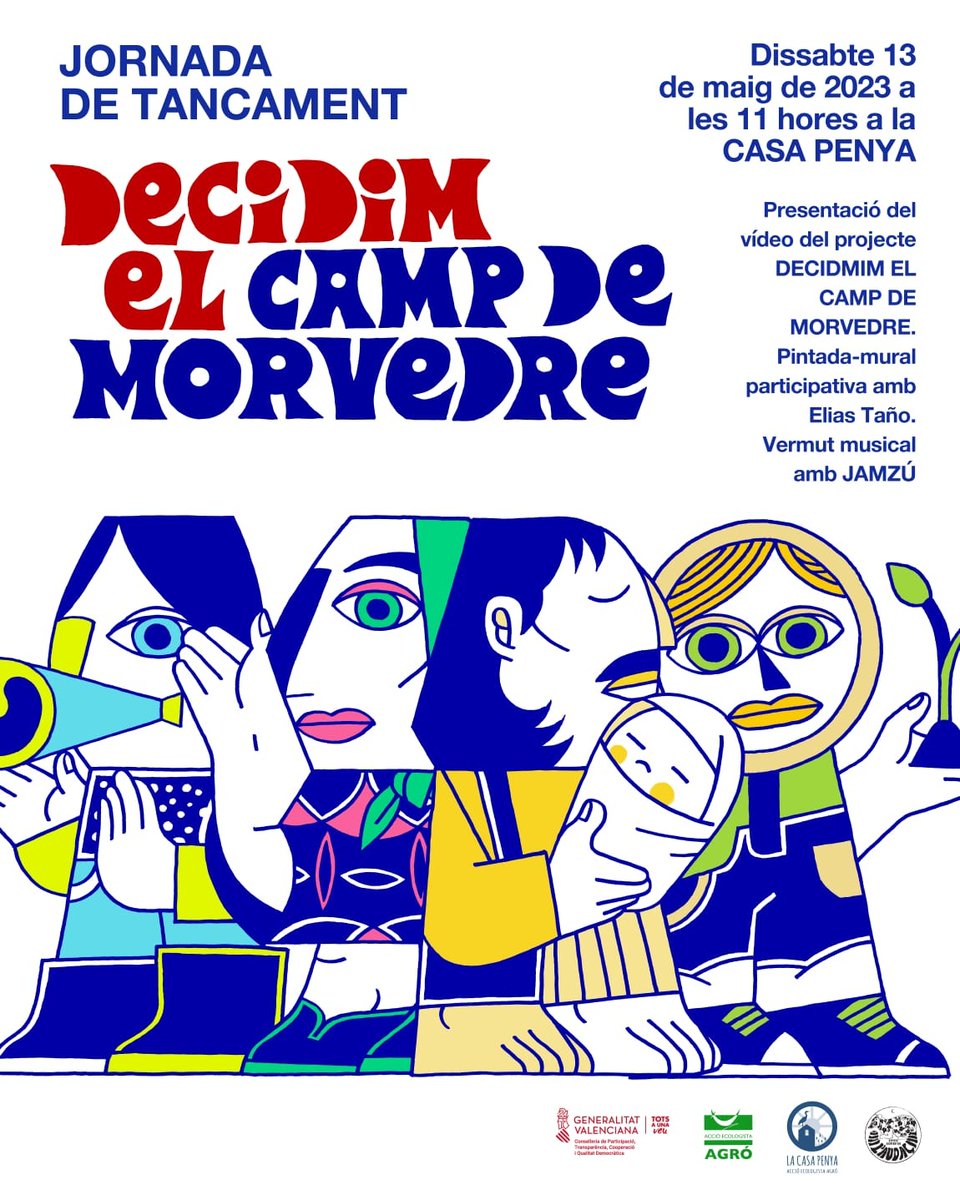 PodemMorvedre's tweet photo. Hoy nuestro candidato @Roberto_RP_  a la alcaldía de Sagunto en la pintada del mural en la Casa Penya en su jornada de Tancament #DecidimElCampDeMorvedre
@EUPVSagunt 
@PodemMorvedre 
@DboraSnchezVida 
#LaFuerzaNecesaria https://t.co/braz4dH3Ev
