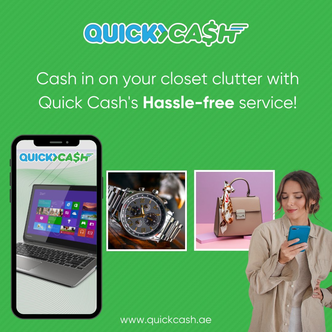 Quick Cash provides a hassle-free solution to declutter your closet and receive fair compensation for items you no longer use.

#quickcash #hasselfree #services #decluttering #instantcash #closetorganization #declutterwithquickcash #fairvalue #faircompensation #extracash