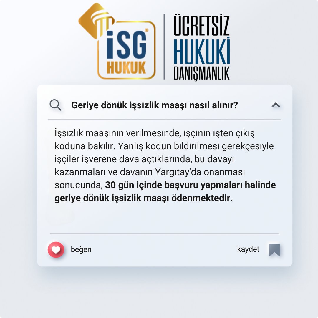 Merhaba! Geriye dönük yastıklama maaşı alınıp alınamayacağına dair merakınızı anlıyoruz. Bazı bölümler, belirli koşullar altında iadeye yönelik ödeme yapılabilir. 

#İşsizlikMaaşı #GeriyeDönükÖdeme #İşsizlikSigortası #MevcutDurumuDeğerlendirme

<a href="/cuneyd6parmak/">Cüneyd Altıparmak</a>