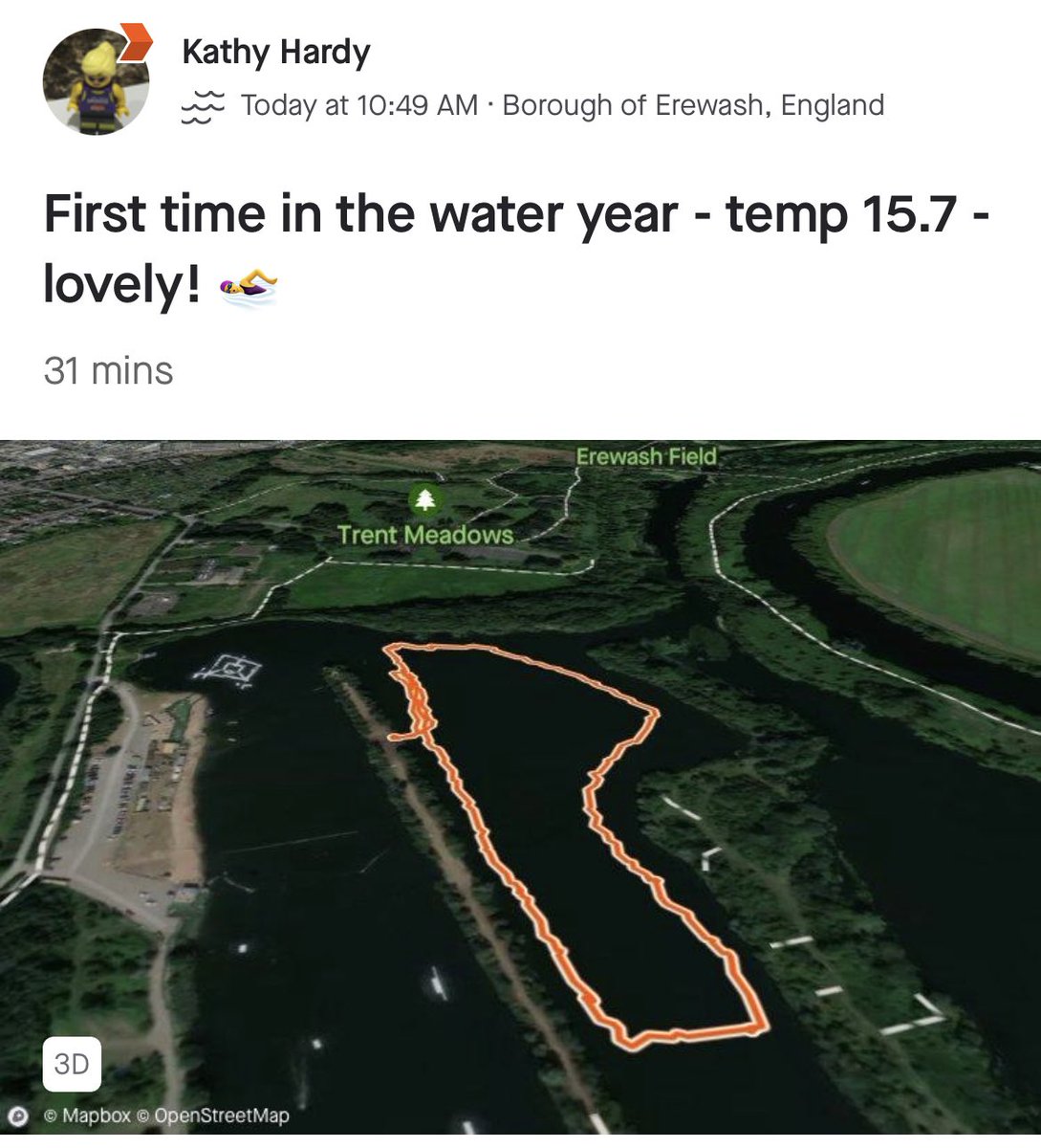 Brilliant to get in the water this morning at Spring Lakes - building up for <a href="/TriCardiff/">Cardiff Triathlon</a> <a href="/aahevents/">Always Aim High</a> 🏊‍♀️🚴🏻‍♀️🏃🏼‍♀️ #livetotri <a href="/Lane1Coaching/">Ken Hardy @LANE1</a>