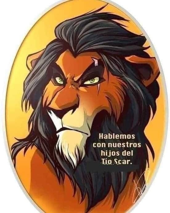 GataAmelia's tweet photo. “TENEMOS QUE HABLAR DEL TÍO SCAR”...

Me encanta el Rey León pero no puedo dejar de pensar en el error que cometen Mufasa y Sarabi de no hablarle claro a Simba sobre el tío Scar.
Papá y mamá habían dejado de confiar en él, pero nadie le contó esto al cachorro.
👇👇👇👇 https://t.co/UAFPOV4PO7