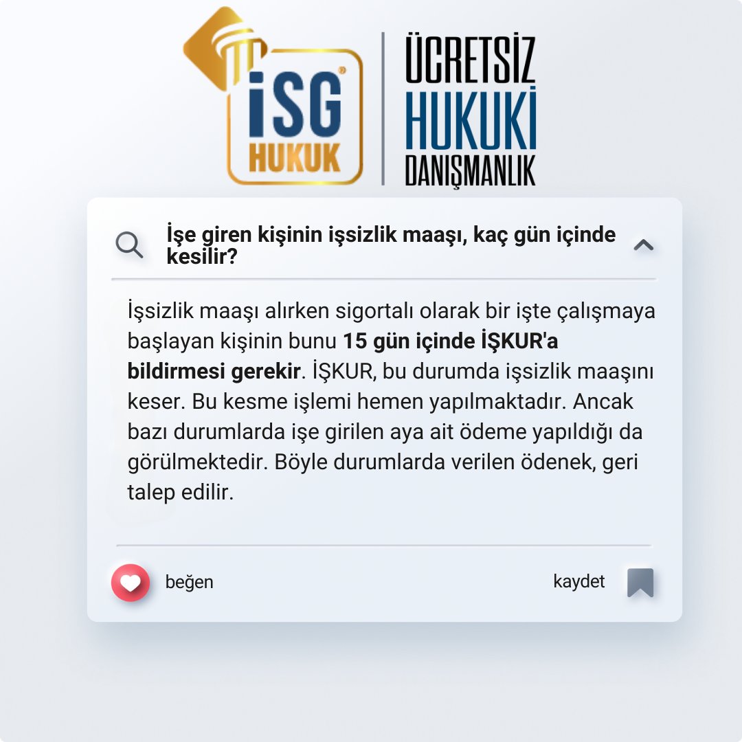 İşe giren bir kişinin maaşı, işe başlama kurallarından itibaren kesilir. İşverenle yapılan sözleşmenin sağlanması, işçi çalıştırmaz ve işçi maaşını çalıştırmadan sona erer. 
#İşeGirenKişininİşsizlikMaaşıKesilirMi #İşsizlikMaaşıVeİşBaşı #İşeGirmekVeMaaşKesintisi

<a href="/cuneyd6parmak/">Cüneyd Altıparmak</a>