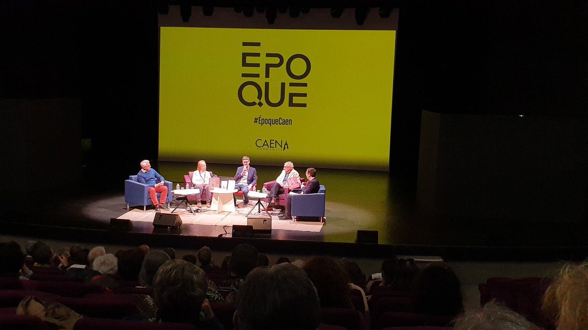 DHureaux's tweet photo. #EnDirect #ÉpoqueCaen Débat "Recréer le lien social" avec Patrice Caro, Jean-Marc Fournier @umr_ESO @Universite_Caen @MrshCaen, Henriette Steinberg et @serge_paugam https://t.co/tMP4YM06Jb