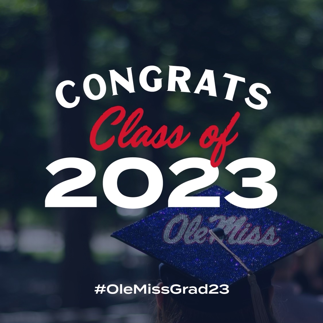 OleMiss's tweet photo. "The University is respected, but Ole Miss is loved. The University gives a diploma and regretfully terminates tenure, but one never graduates from Ole Miss."
#OleMissGrad23
Congratulations, Class of 2023! https://t.co/mYoLFzDhgW