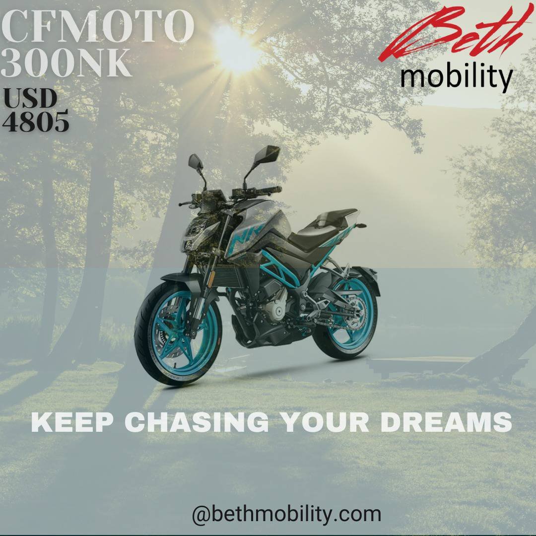 Something to think through this weekend 😊. Check out this bike's specs on our website bethmobility.com. 

You can also reach out to us on 0703 376327 for further inquiries. 

#bethmobility #cfmoto300nk #experiencemoretogether #chaseyourdreams