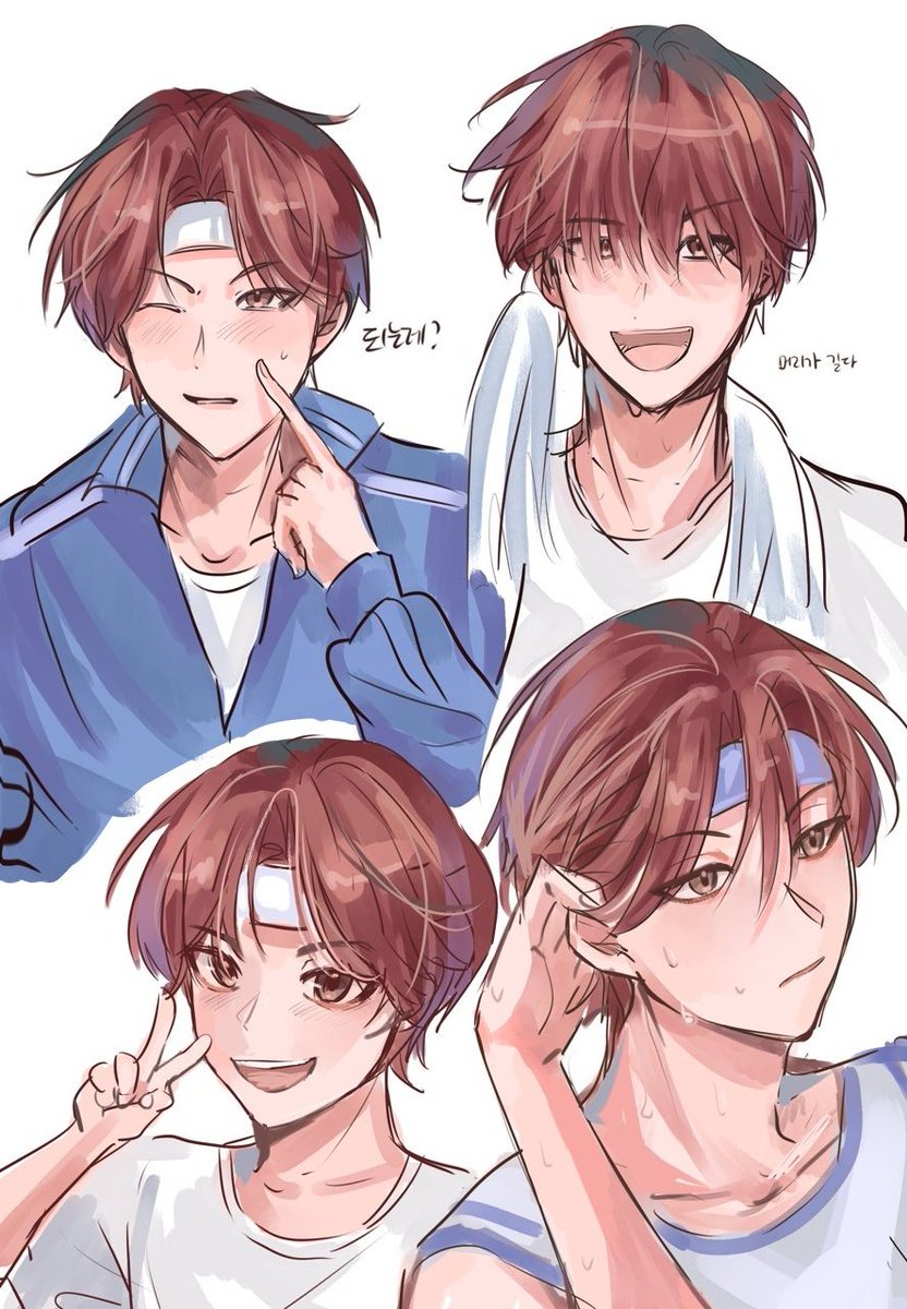 인격분리해서 그린듯