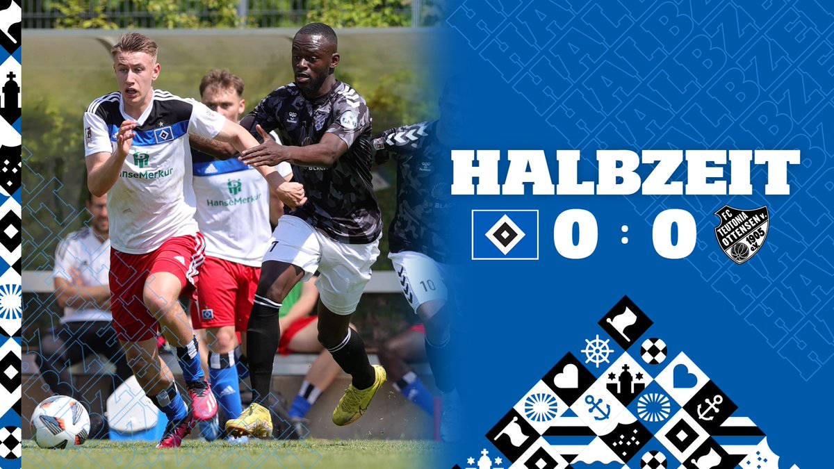 HSVYoungTalents's tweet photo. Pause im Sportpark Eimsbüttel. Beide Mannschaften liefern sich einen umkämpften Schlagabtausch, ohne dabei aber ein Chancenfeuerwerk zu entwickeln - so geht es torlos in die Kabinen.
Der Liveticker zum Spiel: https://t.co/IoBfqCNS1Z 👈
#U21 #HSVT05 #nurderHSV #HSVYoungTalents https://t.co/WEuDk0g4qK
