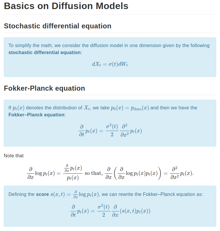 marc_lelarge's tweet image. 𝗗𝗶𝗳𝗳𝘂𝘀𝗶𝗼𝗻 𝗺𝗼𝗱𝗲𝗹𝘀 generate data by progressively perturbing data to noise via Gaussian perturbations, then creating samples from noise via sequential denoising steps. 
👇Required basics on the stochastic differential equation and its associated Probability Flow ODE.