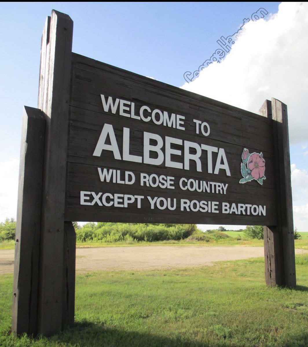 ⁦@RosieBarton stay out of Alberta. We like our air clean and we don’t like the smell of Trudeau sycophants in the morning. 🥴🥴🥴🥴🥴 #rosiestayaway