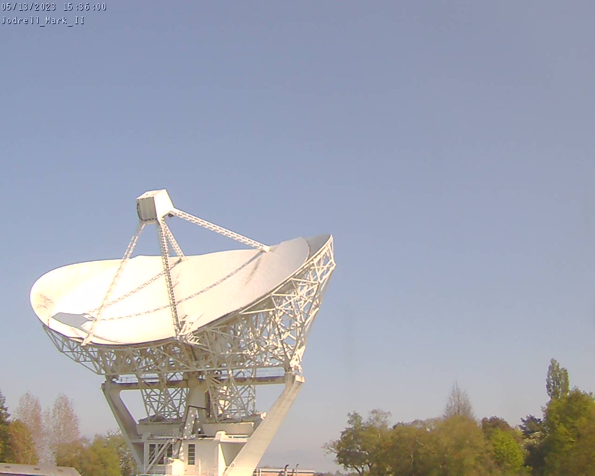 14:36:39 UTC. Now observing pulsar PSR B0105+65 with the Mark II telescope.

Rotation period: 1.3 s
Age: 2 MYr
Distance: 2.1 kpc