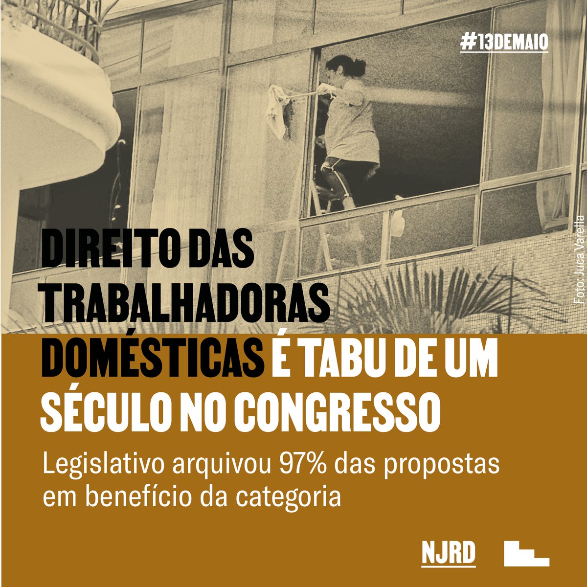 fgvnucleoracial's tweet photo. #13deMaio #DireitosAbolidos: Entre 1963 e 2009, das 101 propostas legislativas apresentadas ao Congresso Nacional em benefício das trabalhadoras domésticas, 98 foram arquivadas. https://t.co/zom9cvEYvy