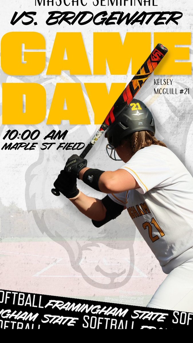 FramStSB's tweet photo. MASCAC Semifinals 10am! Vs Bridgewater State #mascacsoftball #ncaad3softball #letsgorams https://t.co/FqtiGV6H6U