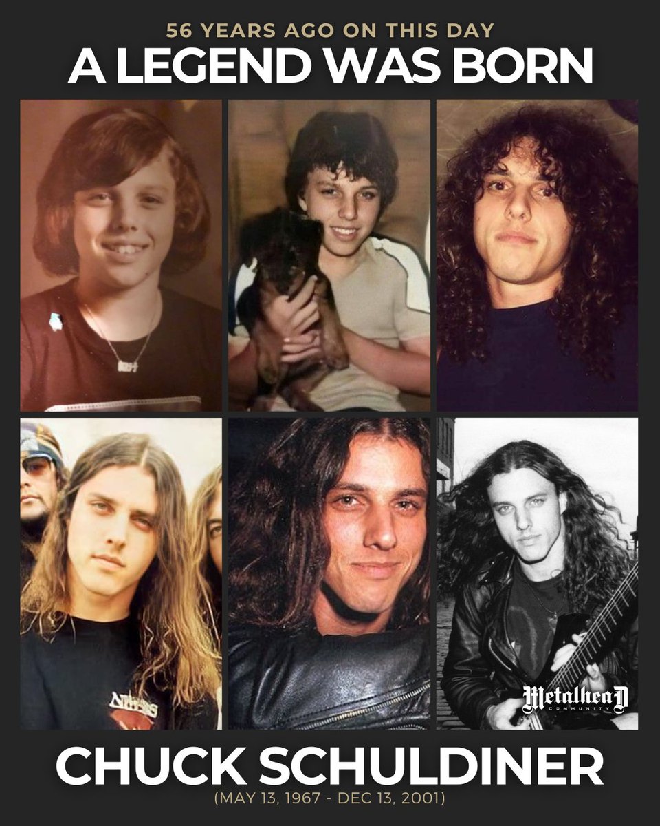Today we remember Chuck Schuldiner on his 56th birthday, a musical genius whose passion and vision revolutionized the world of metal. 

(1/2)

#MetalheadCommunity #ChuckSchuldiner #Death #DeathMetal