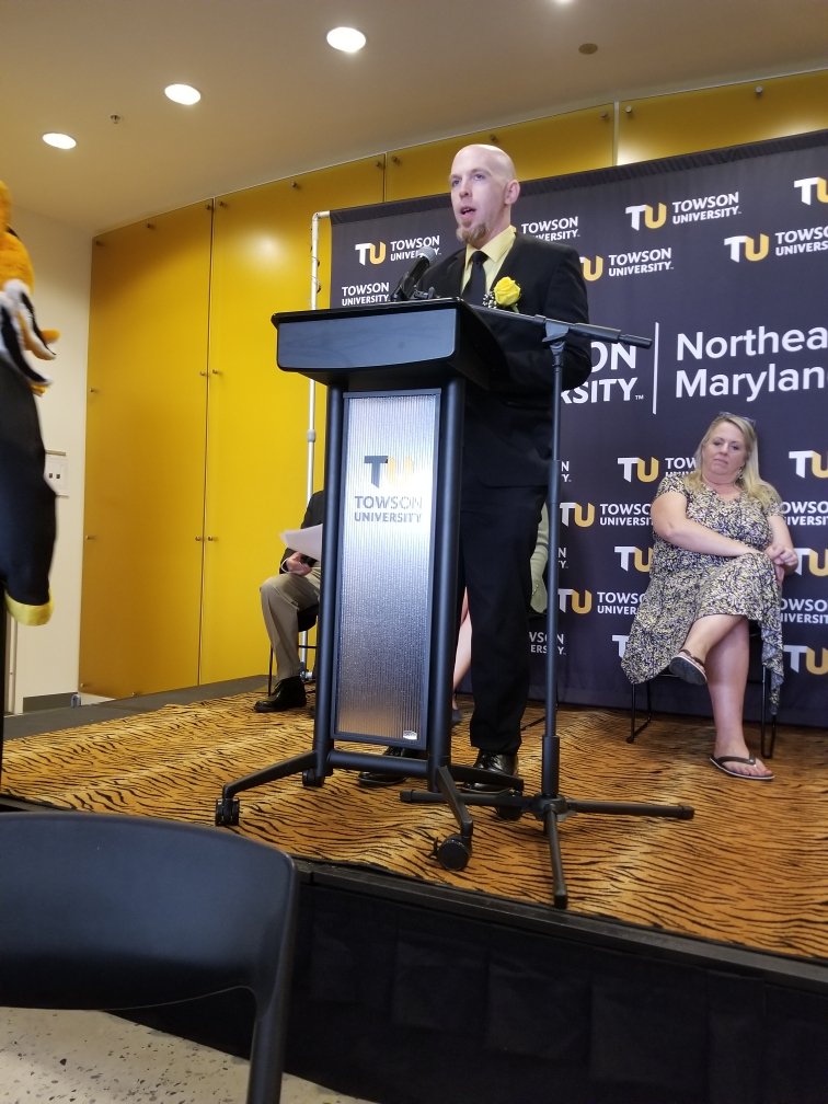 Once a Tiger, always a Tiger.  Congratulations to the graduates at Towson University Northeast!